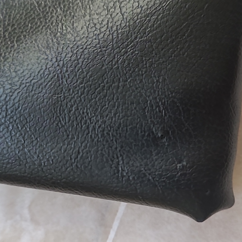Vintage Black‎ Leather Clutch Bag - Picture 6 of 6